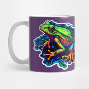 Melting Colorful Frog #2 Mug